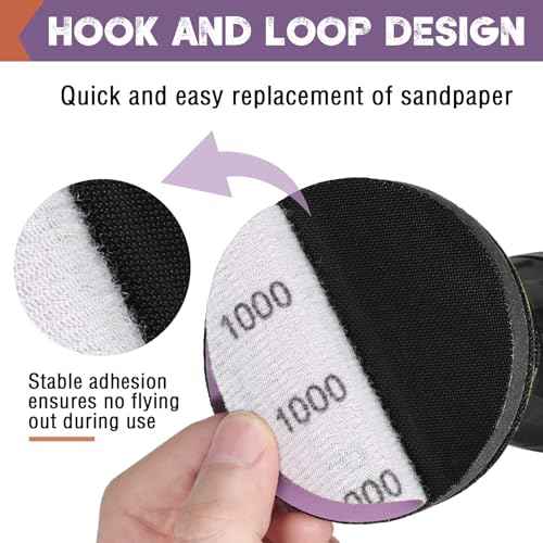 35 Pcs 3 Inch Wet Dry Sanding Discs Hook and Loop 3000 Grits Sandpaper Professional Aluminum Oxide Sand Paper Polish for Wood Metal Paint Finishing
