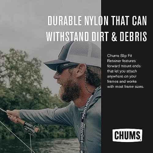 Chums Slip Fit Rope Glasses Retainer - Unisex Adjustable Eyewear Holder Sunglasses Strap