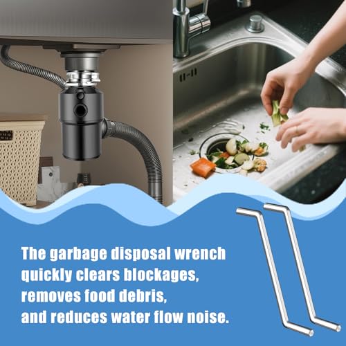 2 Pack Garbage Disposal Wrenches Compatible with InSinkErator - Kitchen Tool Set