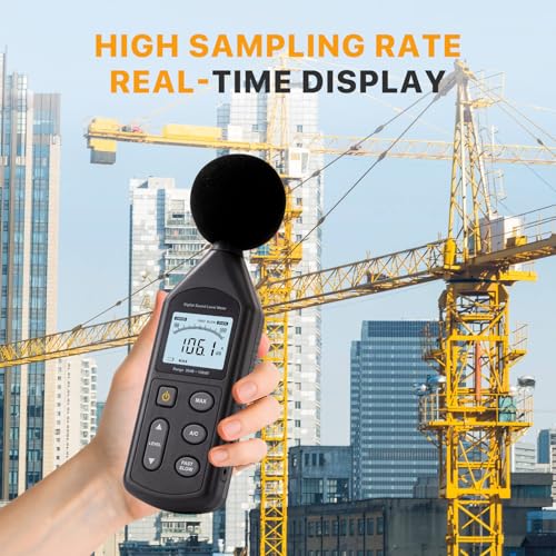 Digvliy DB-01 Decibel Meter, Sound Level Meter 30-130 dB, A/C Weighting