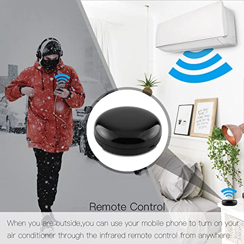 MOES Standard WiFi IR Universal Remote Controller for AC TV DVD Alexa Google