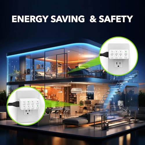 BN-LINK 1 Pack Indoor Countdown Timer with Repeat Function, 3-Prong Outlet
