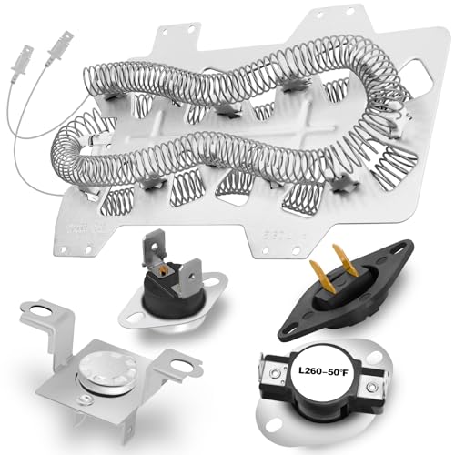 Samsung Dryer Heating Element DC47-00019A Replacement for DV45H7000EW, DV40J3000EW, DV42H5000EW