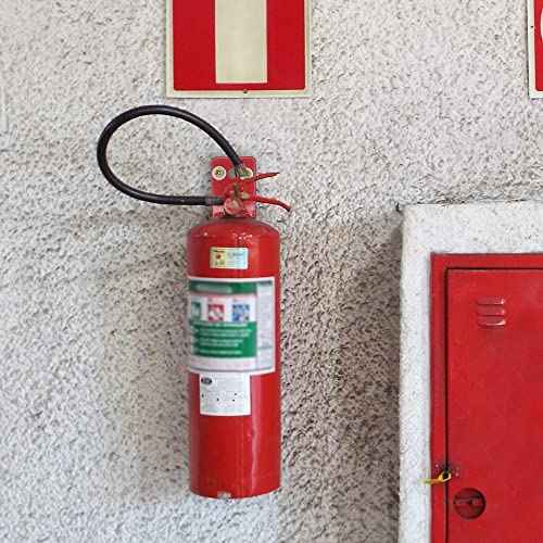 Fire Extinguisher Mount, Wall Hook, Fire Extinguisher Bracket up to 40 lbs Extinguishers, Suitable for Big and Small fire (4 Brackets)