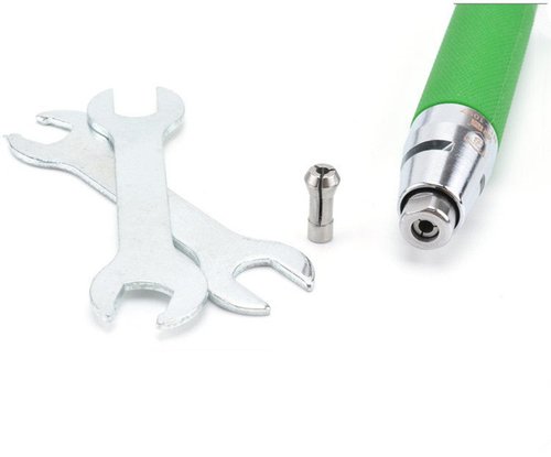 Air Micro Die Grinder Kit Pneumatic Pencil Style Polishing Engraver Industrial Grade Tool 80,000RPM Green