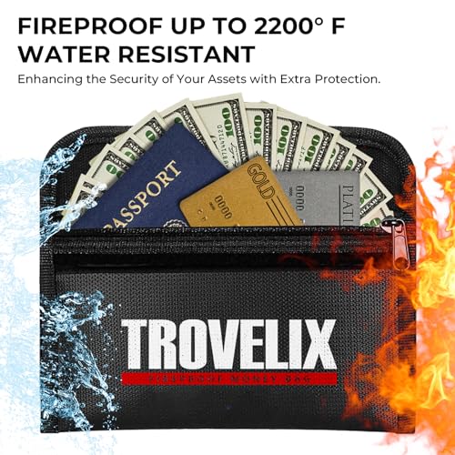 KOFAIR Bible Book Safe with Combination Lock, Fireproof Bag, Large Hidden Storage