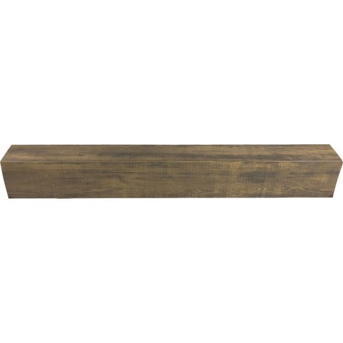 Heritage Timber Rustic Sawn Faux Wood Beam, 3-Sided (U-Beam), 9 1/2"W x 11 1/2"H x 240"L, Smokey Brown Finish