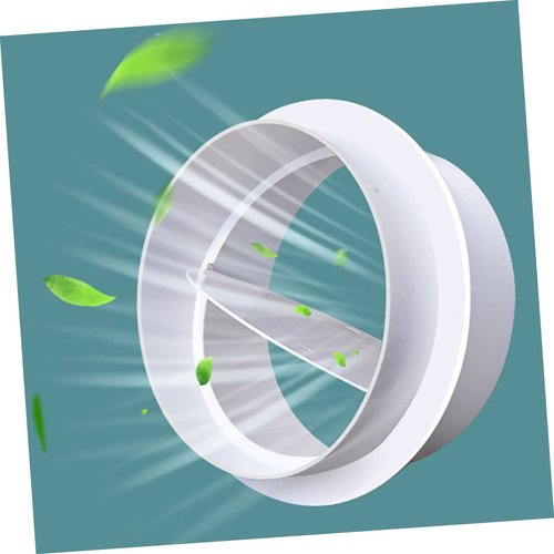 Tofficu Duct Connector Air Backflow Damper Flexible Vent Blocker for Hvac Systems Easy Install Non Return Valve for Air Conditioning Exhaust Fans Smooth Surface Design