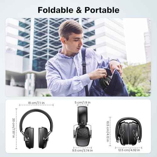 Link Dream Ear Protection Ear Muffs Noise Reduction SNR 35dB Hearing Protection Kids Adult Shooting Gun Range Mowing