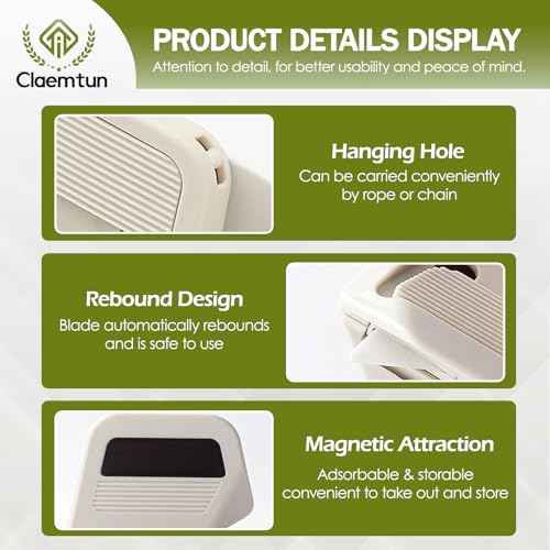 Magnetic Retractable Box Cutter,2025 New Magnetic Box Cutter,ABS Handle & Rustproof Ceramic Blade,For Art work£¬cardboard cutter(Little Yellow Duck Cutter¡¿1)