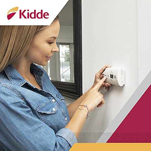 Kidde 3-Pack Carbon Monoxide Detector AA Battery Powered CO Alarm with LEDs & Test Button