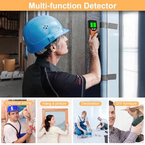 Onion JAXWQ 5-in-1 Stud Finder Wall Scanner with HD LCD Display, Metal & Wire Detector