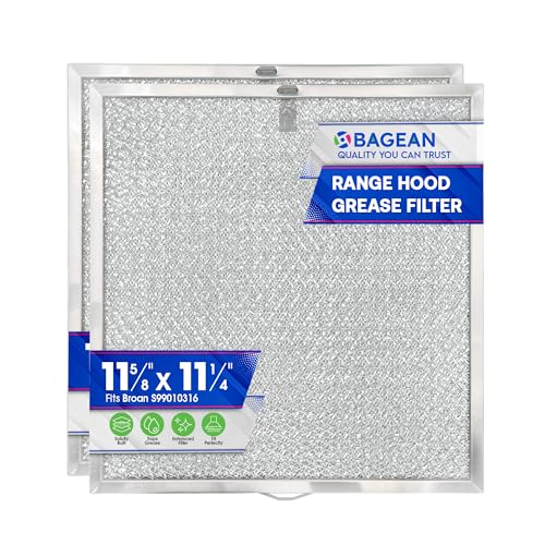 Bagean 11.6 x 11.2 inch BPQTAF Stove Vent Filter for Nutone/Broan Range Hood – Fits S99010316