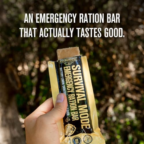 Roundhouse Provisions Emergency Ration Bars - 6 Pack, 410 Calories, Long Shelf Life