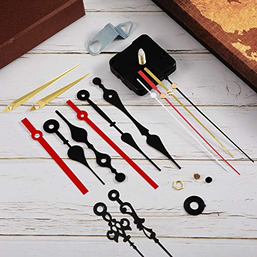 Outus 6 Pack High Torque Silent Quartz Clock Movements 20 mm/ 0.8 Inch