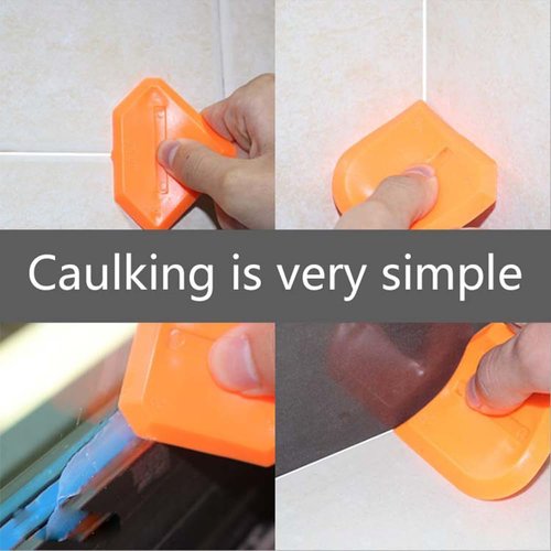 9 in 1caulk smoothingand Grouting Tool, silicone remover，Sealant Trimming and Removal Tool with Grout Squeegee for Bathrooms, Windows, Doors, Kitchens, Floors and Tile Squeegee Joint Repair Kit