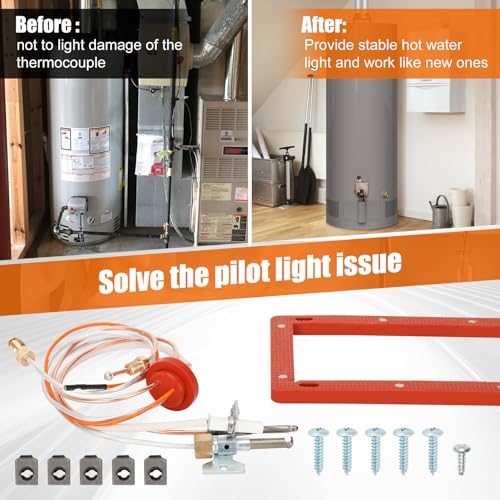 Pontuss Upgrade Pilot and Igniter Assembly Kit for Water Heaters