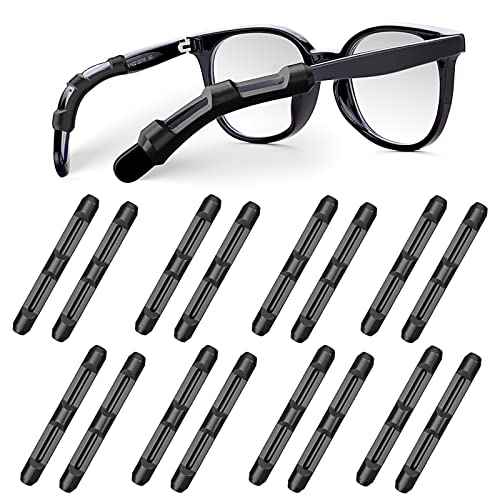 Eyeglass Ear Grips Sleeve 8Pairs Upgrade anti-slip Silicone Eyeglasses Temple Tips Sleeve Retainer Glasses Ear hooks