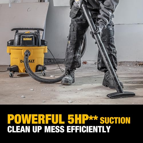 DEWALT Wet/Dry Shop Vacuum 9 Gallon 5HP with Blower & Accessories - Model DXV09P