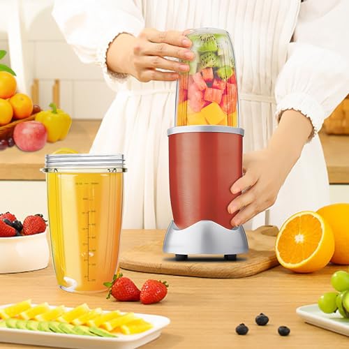 PODCAY Nutribullet Replacement Cups & Extractor Blade Set, 32oz & 24oz for 600W/900W Pro Blenders