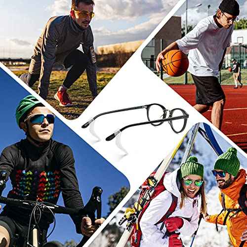 Eyeglass Ear Grips - 20 Pairs Anti-slip Holder, Silicone Ear Hook, Glasses Ear Grip Sleeve Retainer for Sports, Sunglasses, Reading Glasses