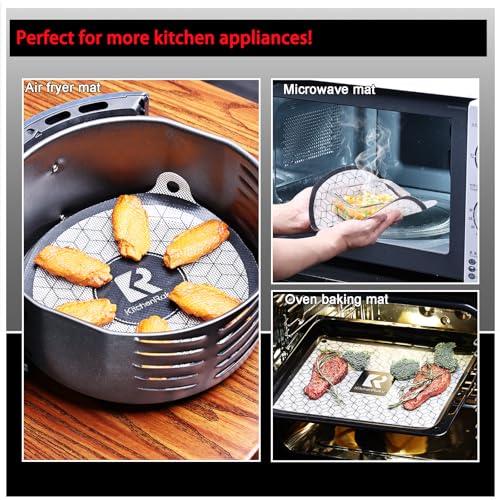 Induction Cooktop Protector Mats 5-Pack Silicone Hob Covers