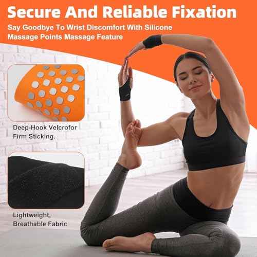 Wrist Brace,Wrist Support for Carpal Tunnel Pain Relief,Ulnar Brace Ultra-Thin Elastic for Tear,Wrist wraps Repetitive Wrist Use Injury,Fits Both Wrists