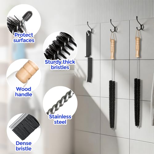 Holikme 3-Piece Dryer Vent Cleaner Kit – Replacement Lint Brush Set (2-Pack Variant) for Dryer Vents & Lint Traps