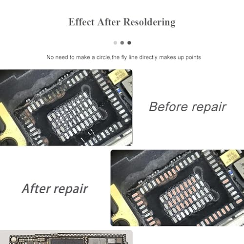2PCS Soldering Lugs Solder Piece Rework Pad Welding Point Repair for Phones IC Pad Touch BGA PCB Fingerprint Welding Plates