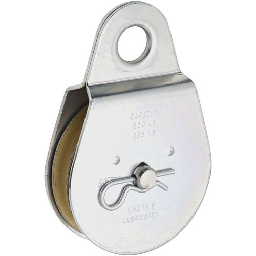 National Hardware N220-020 Fixed Eye Single Pulley 3", Zinc Plated
