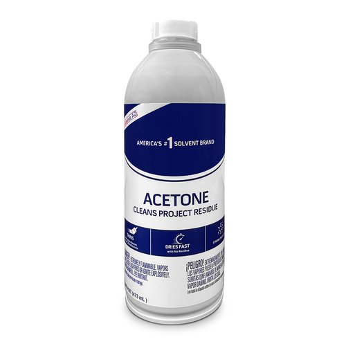 Acetone Pure for Cleaning - Centaurus AZ 100% Pure Acetone – 16Oz - Commercial Acetone - Acetone for Paint Thinning and Degreasing Tools