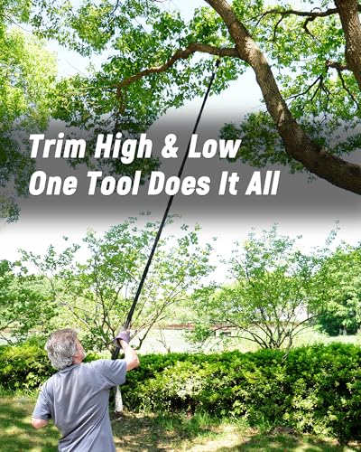 BlumeTrec 14.5FT Pole Saw with Adjustable Length Tree Trimming Tool
