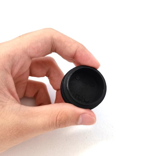 4 Pack 1.5 Inch (38mm) Round Plastic Hole Plugs,Steel Furniture Pipe Tube Cover Insert,Black End Cap for Metal Tubing,Glide Insert for Pipe Post,Chairs and Furnitures Legs,Furniture Floor Protection
