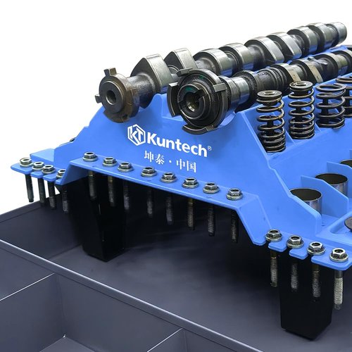 Advrepair Engine Cylinder Head Component Organizer – Valve, Spring & Camshaft Tray | Auto Engine Repair Tool Stand | Valve Storage Rack