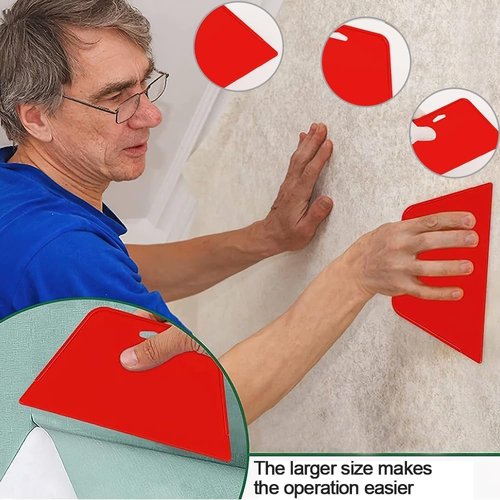Wallpaper Tools, Wallpaper Smoothing Tool Kits, Peel and Stick Wallpaper Installation Kit for Contact Paper Smooth Applying, Vinyl Backsplash Tile, Window Film