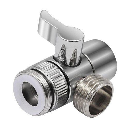Upgrades Split Faucet Adapter With Double Function Two Way Tap Connector 360 Rotation Sprayings For Bathroom & Kitchen Use