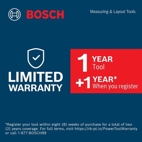 BOSCH GMS120-27 Wall Scanner and Stud Finder, Detects Wood, Metal, and Live Wires Behind Your Wall - Includes 2 AA Batteries and Pouch