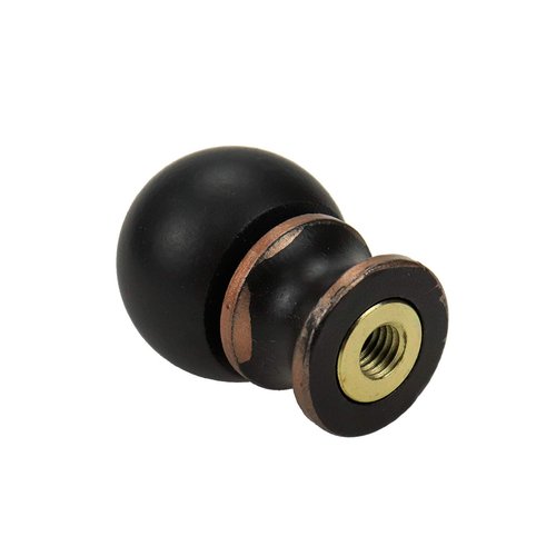 LC LICTOP Iron Lamp Finials Oil Rubbed Bronze Ball Shape for Table Lamp Shade 1.38in H x 0.95in D 2pcs