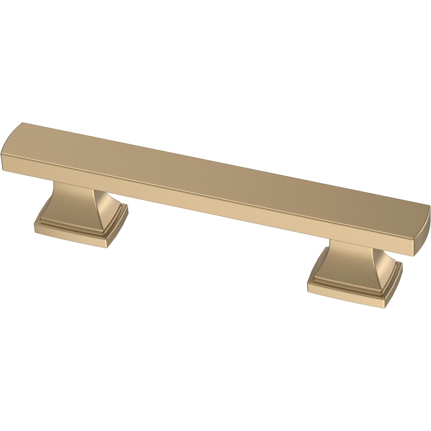 FRANKLIN BRASS Tiered Foot (10-Pack) Cabinet Handles 3" Hole Center Pulls | Champagne Bronze Hardware Kitchen Door, Drawers, Dressers, Furniture P49572C-CZ-B