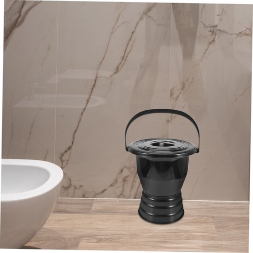 FOMIYES High Back Thickened Chamber Pot with Lid for Adults and Seniors Portable Pee Pot for Home Use Night Urinal for Pregnant Women and Disabled