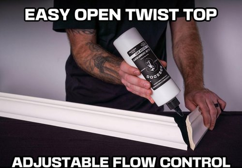 BOSSDOG Clear Dry Wood Glue, Strong Bond, Fast Drying, Cutting Board Safe, Dries Clear, Carpentry Projects, DIY Home Repair, Woodworking, Furniture Repair. Large Bottle, Made by a Maker, for Makers