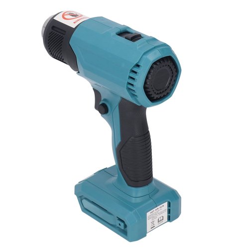 Cordless Adjustable Temperature Portable Heat with 4PCS Nozzle for Automotive Film Softening Wires (Blue)