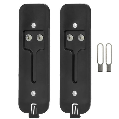 Blink Doorbell Backplate Replacement, Back Plate Part Cover for Blink Video Doorbell with Hooks Accessory(Black)