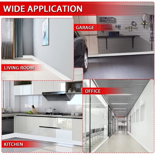 Vinyl Wall Base Baseboard Molding Trim 4" Flexible Self Adhesive Rubber Wall Base Moulding Trim Peel and Stick Design, 4 Inch x 20 Feet, White