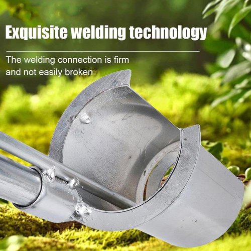 Garden Barrel Transplanter, 2025 Upgrade Plant and Fruit Tree Seedling Transplanter, Stainless Bulb Planter with Long Handle and Serrated Base Garden Tool for Transplanting, Planting