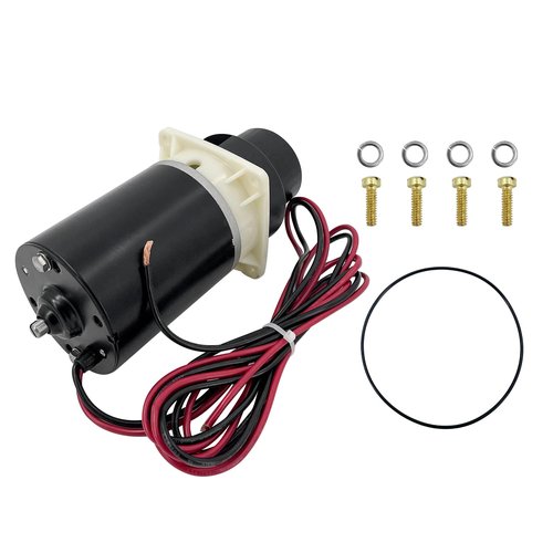 37072-0092 Quiet Flush Marine Toilet Pump Kit compatible with Jabsco Quiet Flush Toilets series 37045 37245 37055 37255 37075 37275 12V Toilet Pump Macerator Motor Sub Assembly Kit