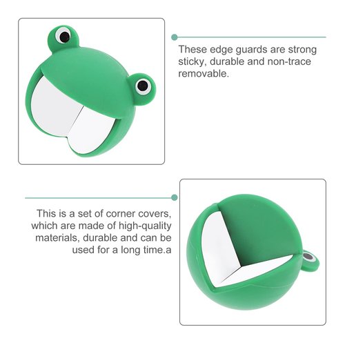 Toddmomy 4pcs Cartoon Silicone Table Corner Guard Safety Edge Protector for Elders Durable Non Traceless Removable Covers Cute Animal Design Strong Adhesive for Home Furniture