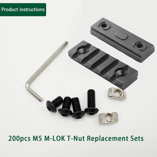 240 pcs M5 T Nut Screws Kit for 2020 2040 2080 Aluminum Extrusion, 120 pcs Black M5x8/10/12/14mm Hexagon Socket Screws and 120 pcs M5 Drop in T-Nuts with 1 pcs Hex Wrench