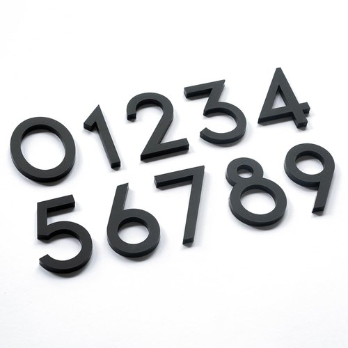 3 Inch House Numbers, Self-adhesive Mailbox Numbers Modern House Numbers for Outside Address Numbers for House Office Hotel Room Farmhouse Easy to Install Strong adhesive backing (2)