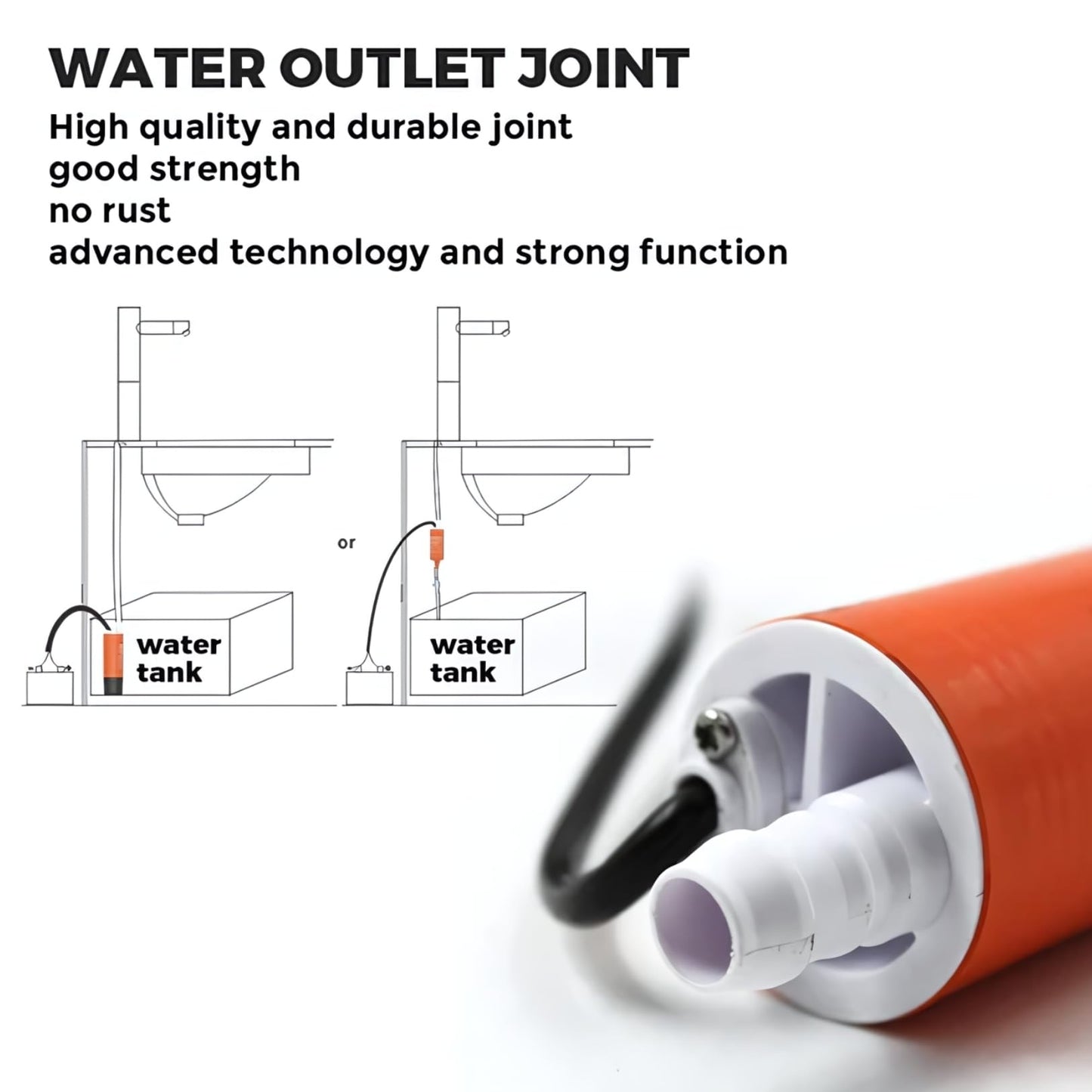 SEAFLO 12V Submersible/Inline Transfer Pump for Diesel/Freshwater/Saltwater - 280 Gallons Per Hour Flow Rate - 4 Year Warranty